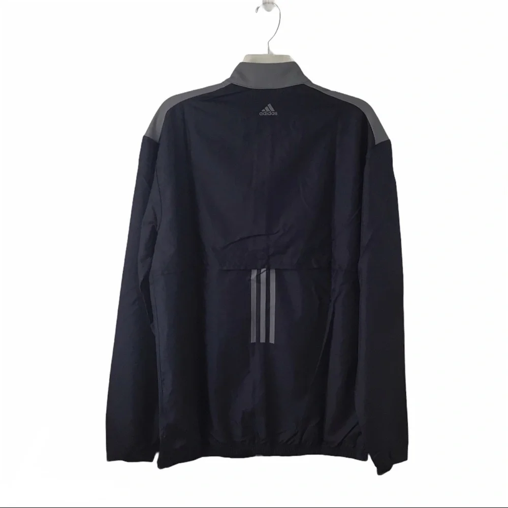 Men's Adidas Navy Golf Club Windbreaker Jacket NWT